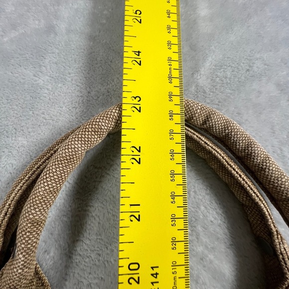 Abercrombie Fitch Y2K Tote Bag Womens Boho Canvas Casual Rustic Carry All Open - Picture 12 of 16